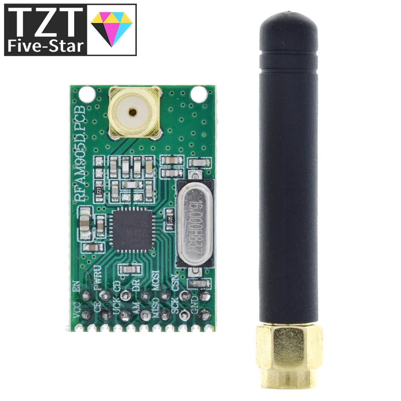 TZT 1/3PCS NRF905 Transceiver-Modul Sender-Empfänger-Platine NF905SE 433MHz – Detail 10