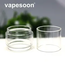 Сменные выпуклые стеклянные трубки Pyrex для KAEES Solomon 3 RTA Tank 5,5 мл/3,5 мл одиночные/двойные катушки строят электронные сигареты