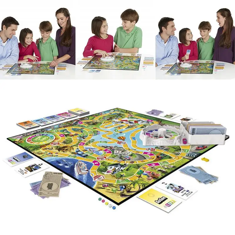 Family Party Board Game The Game of Life Fun play With Children Kids Toy Gift 