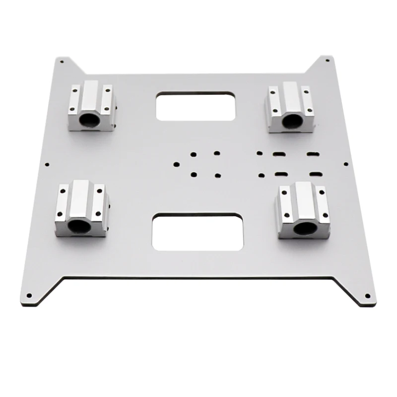 

Aluminum plasti 220*200*4MM Hotbed support platform base plate slide Strengthen for ANYCUBIC mega i3 214*214 220*220 MK3 heatbed