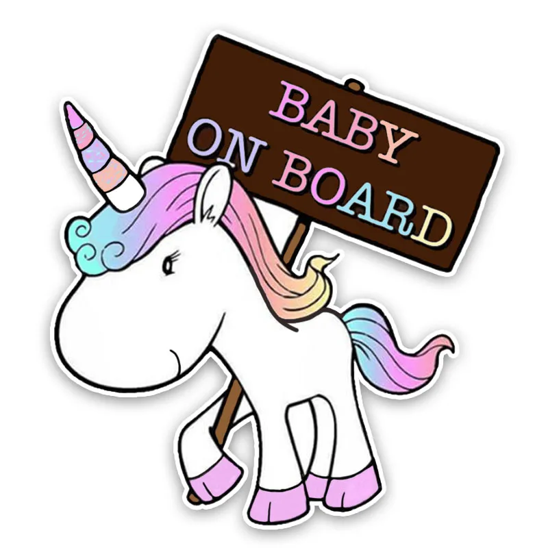 

Hot Funny TBABY ON BOARD Colored Car Stickers Motorcycle Decals Motorcycle Accessories Waterproof PVC 17cm *15cm