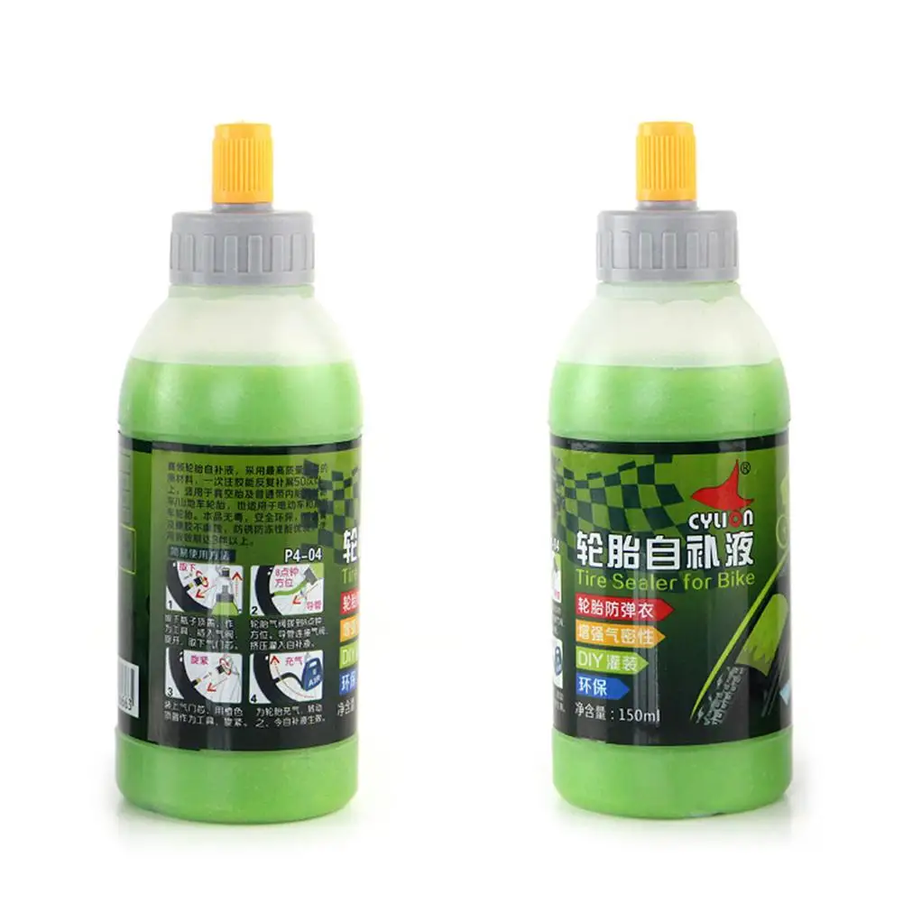 150ML Tire Fluid Tire Self-rehydration Mountain Bike Tire Sealant Machine Protection Puncture Sealant Bicycle Tire Repair Fluid