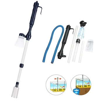 

reusable Battery Powered Siphon Pump Water Filter Aquarium Cleaner Fish Tank Vacuum Cleaner Siphon Cleaning Tool for Gravel Sand