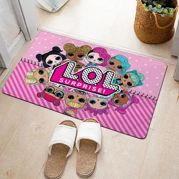 

LOL Surprise Carpet Doll Non-slip Door Mats Home Bedroom Door Mats Foot Pad Cute Cartoon Pattern Strip Bathroom Mat Lol Carpet