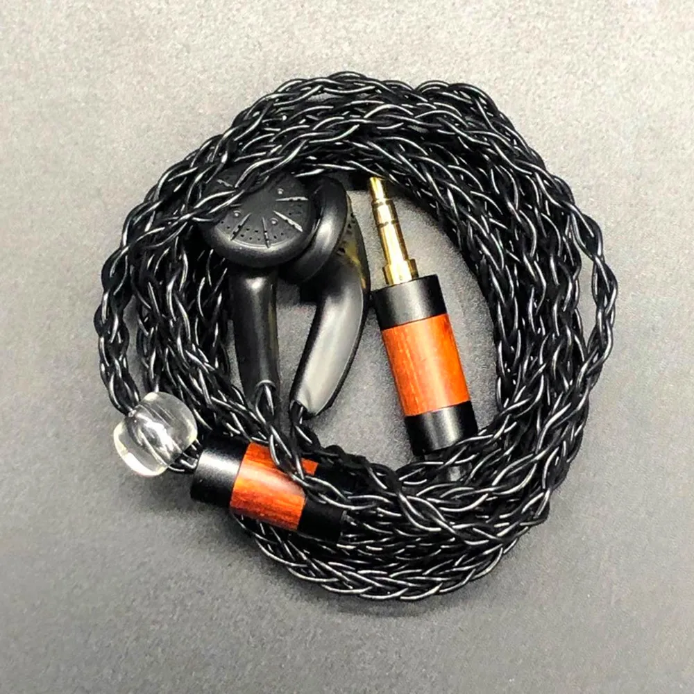 FENGRU Diy KunLun S600 In Ear Earphone 600ohm High Impedance 600 Ohm Earbud Earplugs HIFI Flat Head Bass Sound Quality Earbud