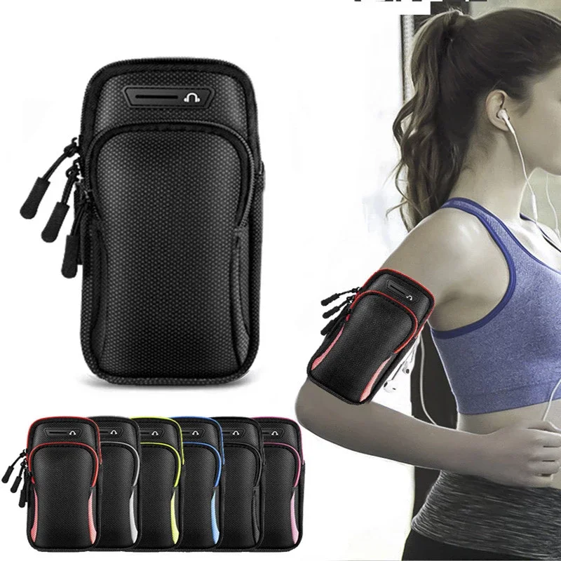 

Running Bag Waterproof Sports Armband Phone Case For IPhone Pro Max For Samsung Huawei 6.5" Universal Sport Phone Case Arm Band