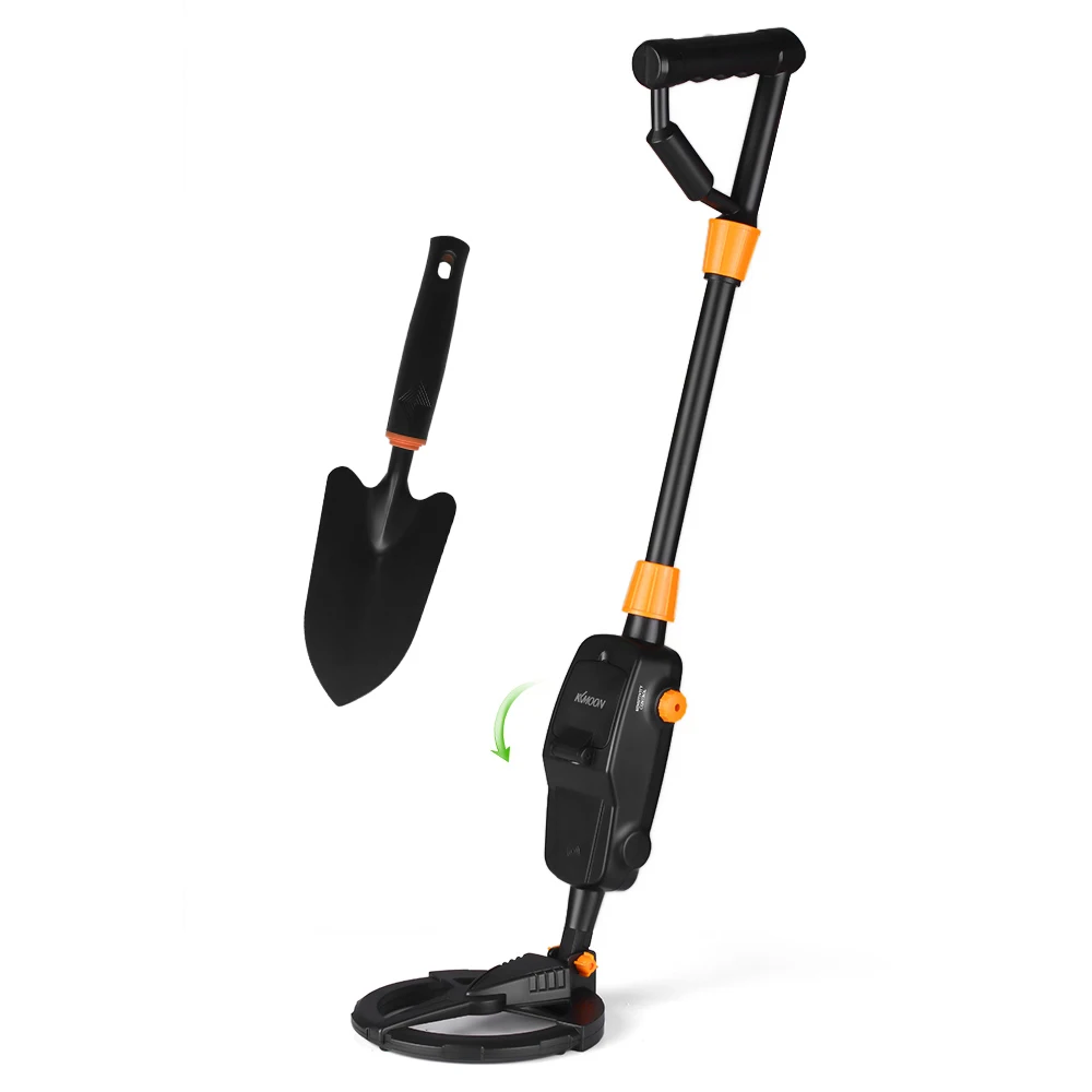 Children Lightweight Handheld Metal Detector Gold Digger Treasure Hunter Tracker Seeker with Waterproof Search Coil for