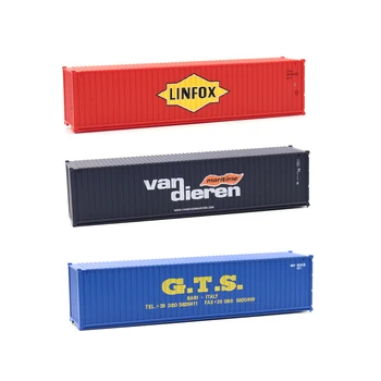 

Accessories Construction Train Container Model Toy 1/87 Diorama Three Different Colors 3pcs Sand Table Production Mini Scene