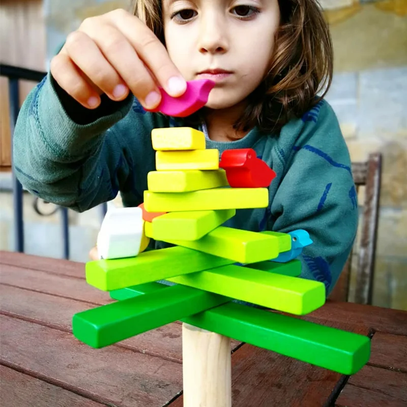 

Bird Balanced Tree 3-6-10 Years Old Baby Exercise Finger Fine Motion Parent And Child Educational Toy Children Jenga