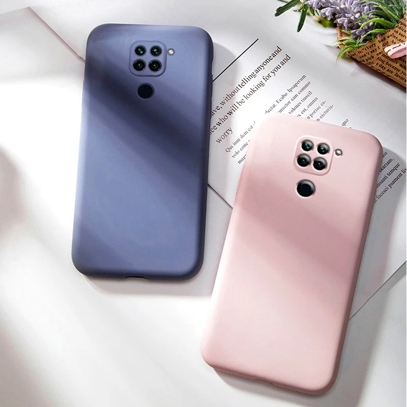 Для Xiaomi Redmi 9C чехол 9A жидкий силиконовый противоскользящий мягкий для 9 Note Pro Poco X3