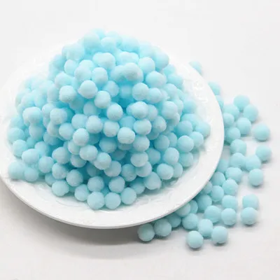 8mm25-300pcs Розовый синий микс Цвет Pompones 8/10/15/20/25/30 мм Pom DIY куклы ремесло к требованиям заказчика; сверкающие; шарик-помпон, свадьбы, рождества, украшение - Цвет: 8mm25-300pcs