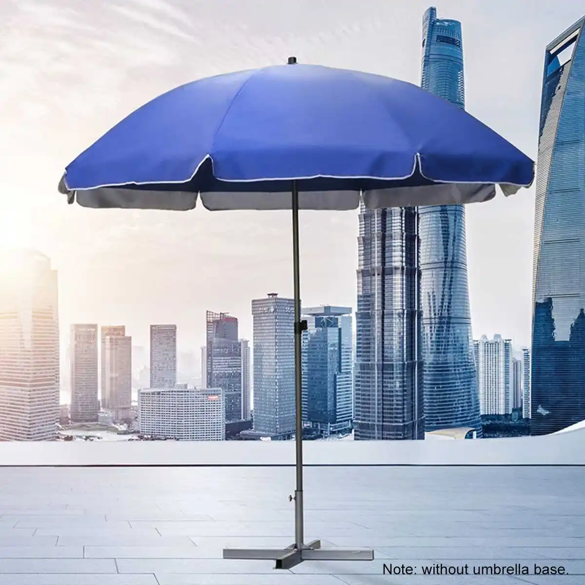 Portable Two Layer Cross Umbrella Beach Stand Outdoor Sunshade Anchor Rust Free Tempered Iron Patio Umbrella Stand Accessory Umbrellas Aliexpress