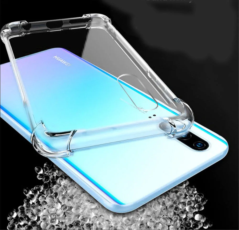 

100%Transparent Gasbag Shockproof Phone Case For Huawei P20 P30 lite pro P10 Huawei Mate 30 20 10 9 pro lite Protection Back Co