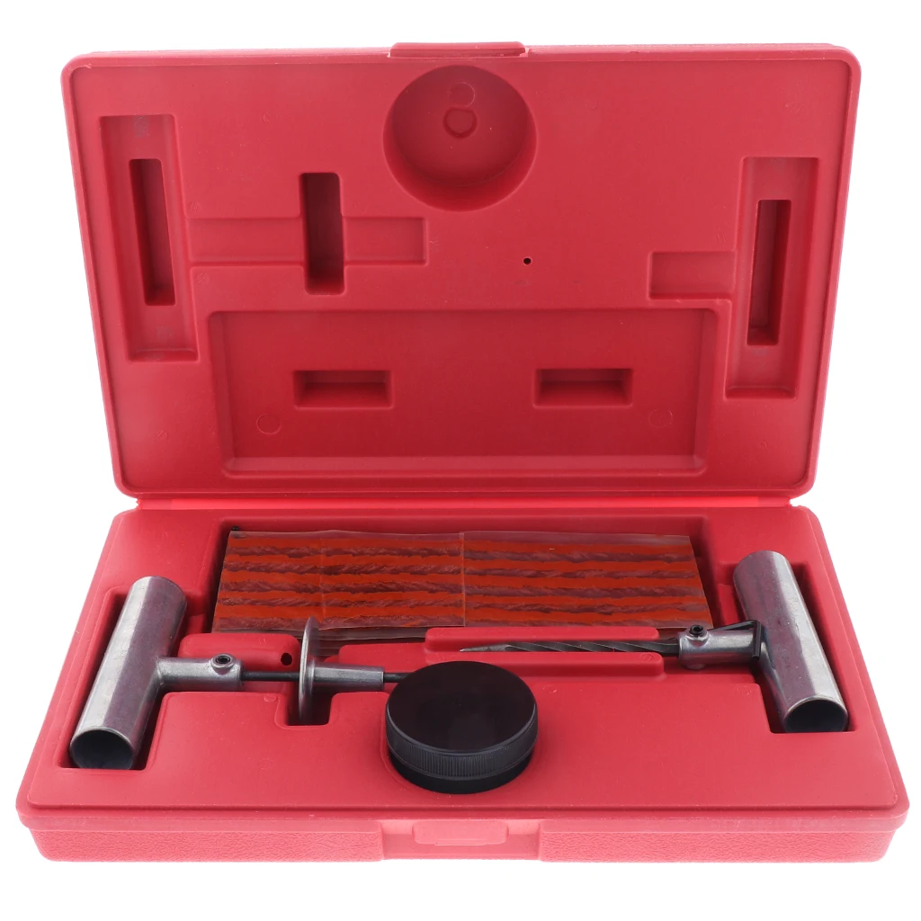 35pc Professional Tire Repair Kit Heavy Duty Puncture Fix it Kit Tire Plug Kit