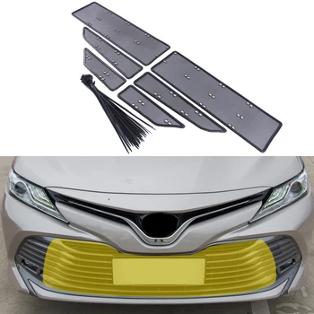 

For Toyota Camry XV70 2018-2020 Car Accessory Front Grille Insert Net Anti-insect Dust Garbage Proof Stainless Inner Cover Mesh