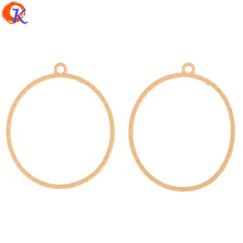 

Cordial Design 100Pcs 33*39MM Jewelry Accessories/Earrings Connector/Matte Gold/Oval Shape/DIY Making/Hand Made/Earring Findings