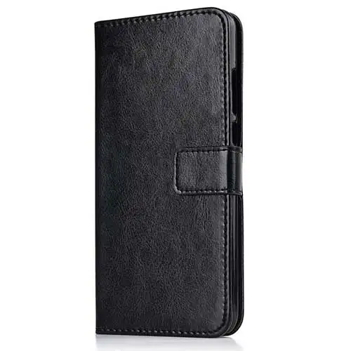 Роскошный чехол для Nokia 2,1 3,1 3,2 4,2 5 5,1 6 6,1 7 7,1 8 9X5X6X7X71 Sirocco 1 Plus Чехол-книжка из искусственной кожи чехол-бумажник чехол для телефона - Цвет: Black