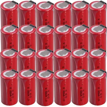 

24 pcs SC 1500mah 1.2v battery NICD rechargeable batteries for makita bosch B&D Hitachi metabo dewalt for power tools