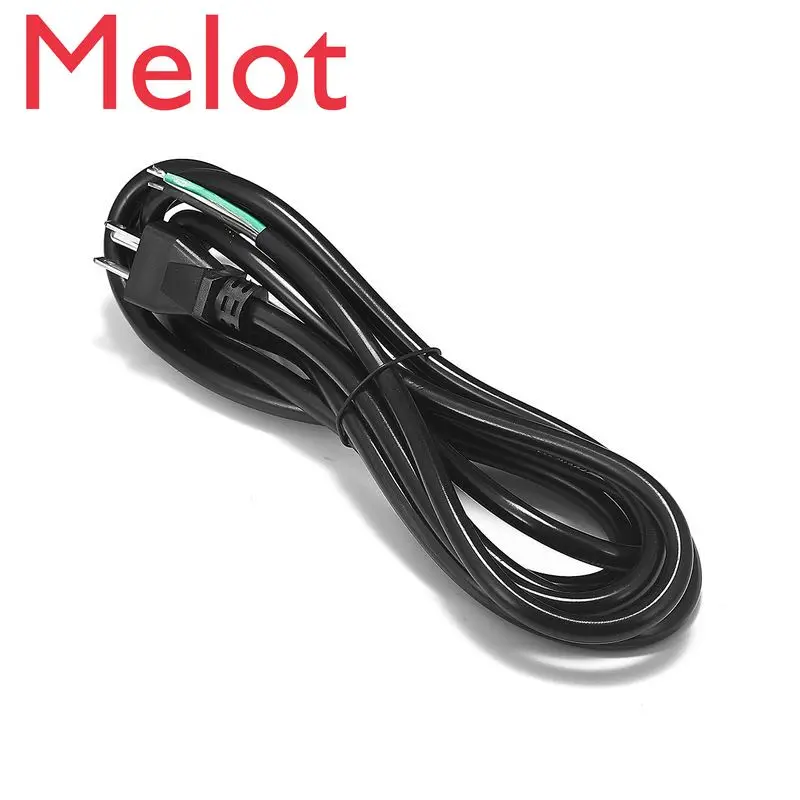 

100pcs Electric Fan 3 Prong US Power Cable Repleacement Pigtail Cable 1.5m 1.8m 3m 16AWG Power Cord For Vacuum LED Floodlight