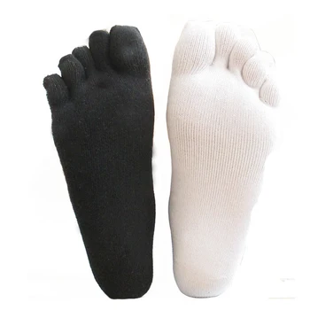

Full Five Toe Socks Unisex Men Women Comfortable Cotton Meias Five Finger Crew Casual Sports Pure Tube Socks Sweat Calcetines