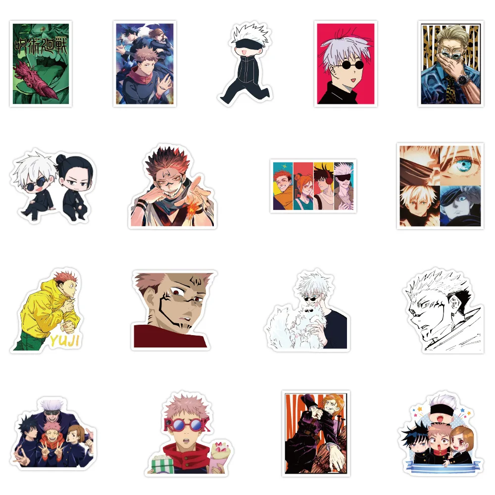 Generic Jujutsu Kaisen Anime Graffiti Stickers for Laptop Skateboard Bike  Helmet Luggage LOT/30 pcs