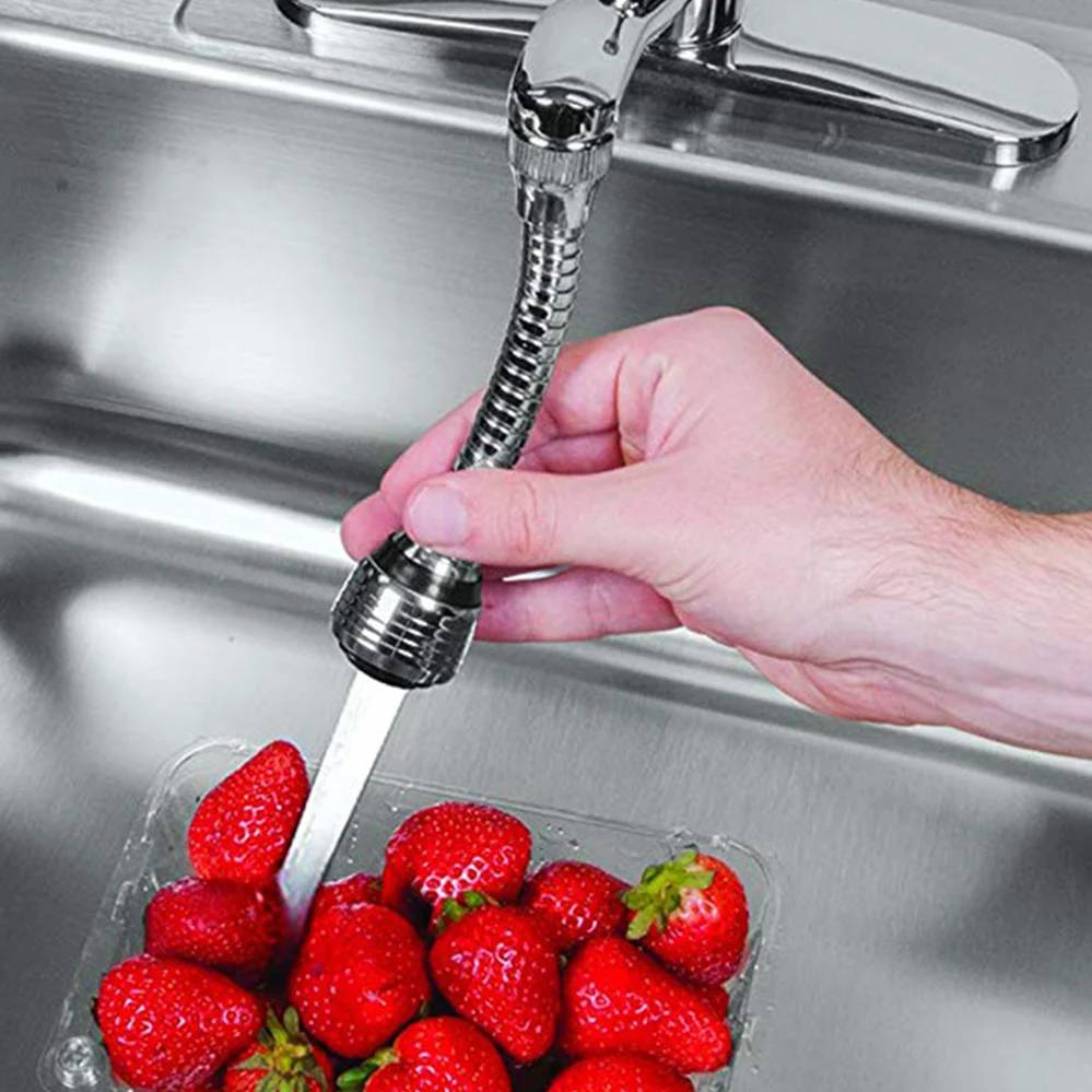 Stainless steel Rotatable Bathroom Kitchen Accessories Water Saver water Tap Filter faucet extender Booster for home and kitche