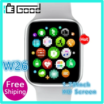 

Iwo Pro SmartWatch Phone Call Bluetooth smart-watch 1: 1 waterproof change strap W26 water resistant Smart Band for IOS Android