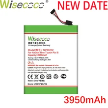 Wisecoco TLp032C2 3950 мАч аккумулятор для ALCATEL TLp032CC One Touch Pixi 8 8,0 3g 9005X OT-9005X батарея телефона