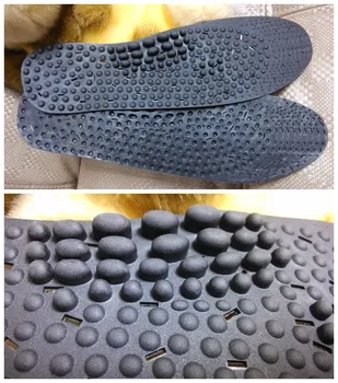 

1Pair Invisible Magnetic Therapy Magnet Massage Insoles Shoes Comfort Pads Braces Supports Foot Care Length Trimable