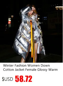 New Winter Women's Jacket hooded parka Bright Colors Insulated Puffy Coat collar hooded Parka Loose waist Belt outwear M192