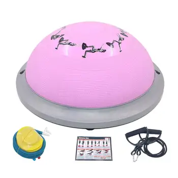 

48CM Balance Fitness Semicircular Ball Lightweight Versatile Yoga Trainer Tool Versatile Workout Trainer