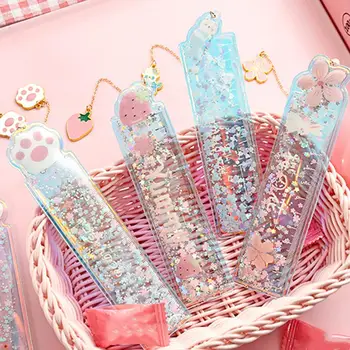 

Paw Rabbit Bowtie Bookmark Drawing Quicksand Ruler Students School Stationery