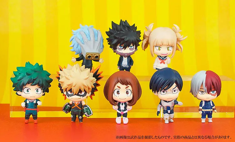 Набор из 8 предметов мой герой Midoriya Izuku Bakugou Katsuki бок фигурку ПВХ Коллекционная