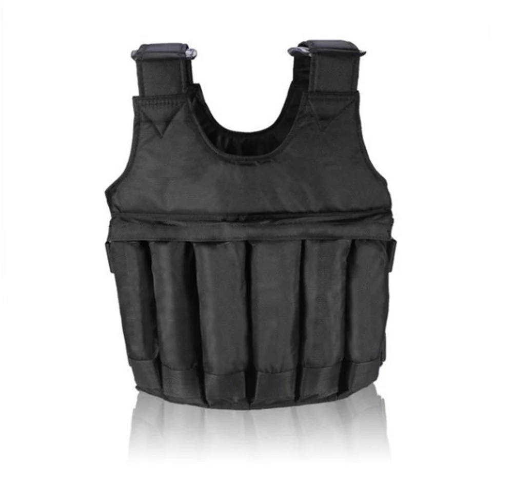 20kg 50kg Max Loading Weight Vest for Boxing Workout Fitness Equipment  Adjustable Weighted Vests Waistcoat Jacket Sand Clothing Weighted Vest Training (8)