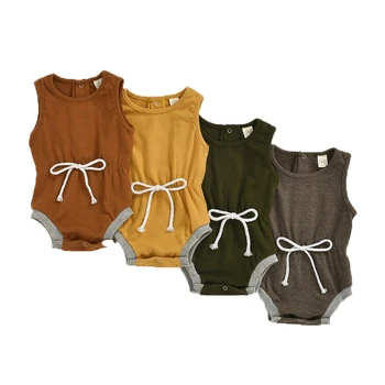 

Summer Newborn Baby Boy Girl Long Sleeve Knitted Romper Jumpsuit One-Pieces Clothes