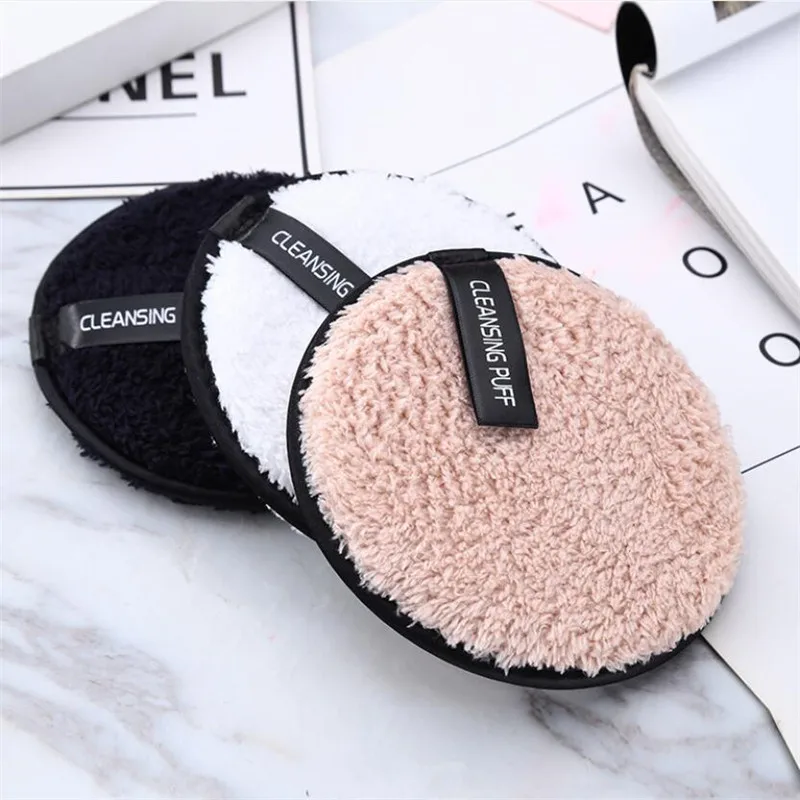Eco-Friendly Reusable Makeup Remover Pads - Soft Cotton Microfiber Cleansing Sponges