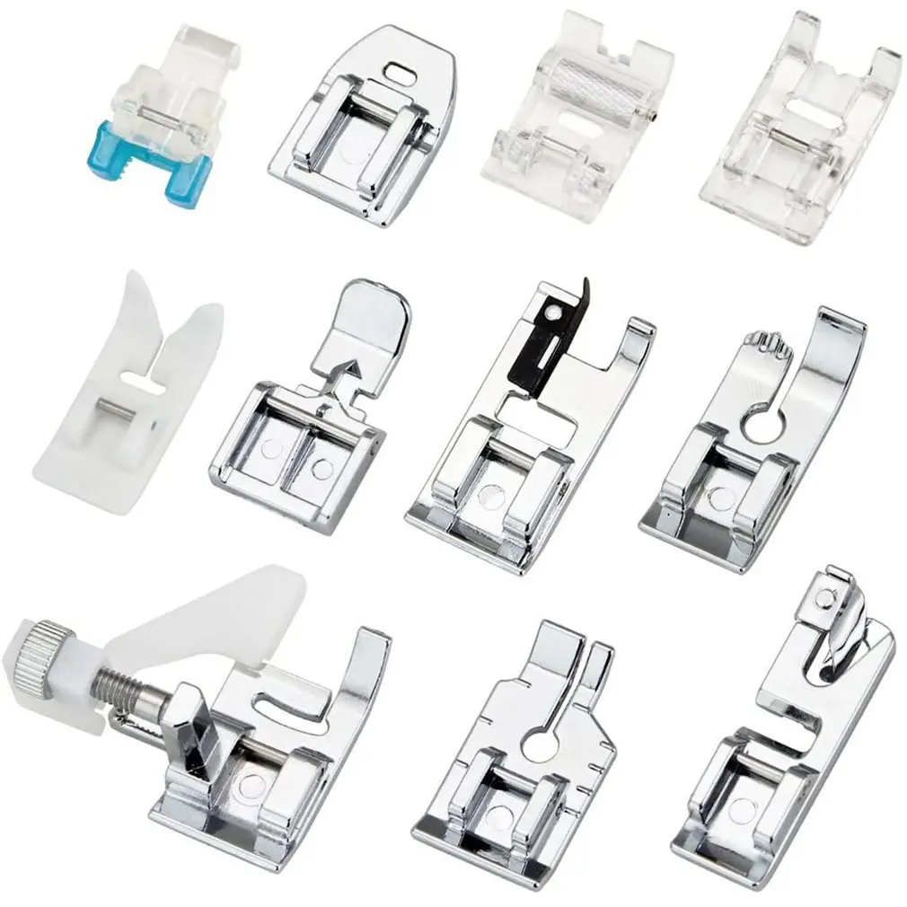 

11pcs Multifunction Presser Foot Spare Sewing Machine Parts Accessories for Singer Janome Sewing Tools & Accessory