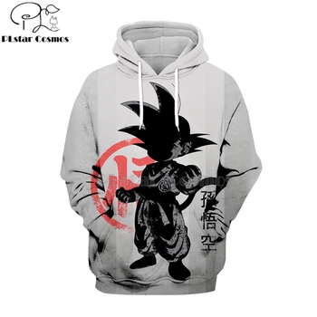

2020 Dragon Ball hoodies Fashion Men/Women 3D Sweatshirts Print Hooded Unisex Tops Casual streetwear goku Frieza Beerus-5