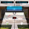 solar led light outdoor garden decoration 190led Lights With 4 working mode IP65 waterproof Solar Motion Sensor Wall Lamps 3