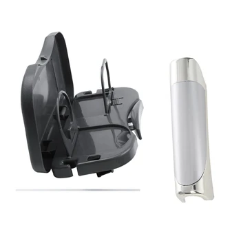 

2 Pcs Car Interior: 1 Pcs Car Back Seat Table Drink Food Cup Tray Holder Stand & 1Pcs Car Handbrake Self Adhesive Brake Lever Co