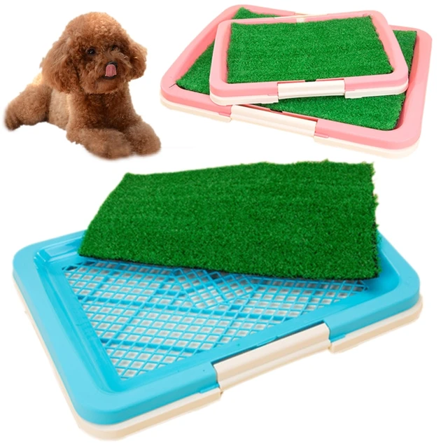 Toilet Dog Grass Pad Pee Mat Patch Simulation Training Green Artificial Turf Pet Puppy Potty Lawn Trainer Indoor Training Supply 1