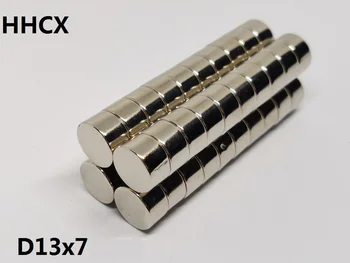 

50pcs/lot N35 magnet 13*7 Permanent magnet 13x7 for speaker