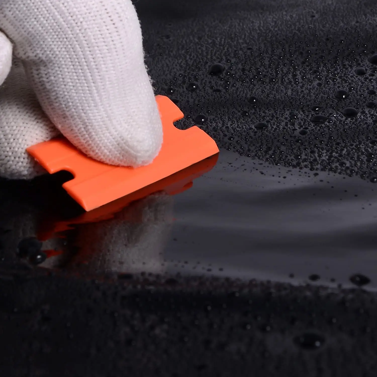 Razor Blade Scraper Window Scraper Tool Razor Blade Scrapers 100pcs Razor Blade Car Window Glass Clean Scraper Carbon Fiber Wrapping Vinyl Auto Windshield Wrap Sticker Film Squeegee Tool