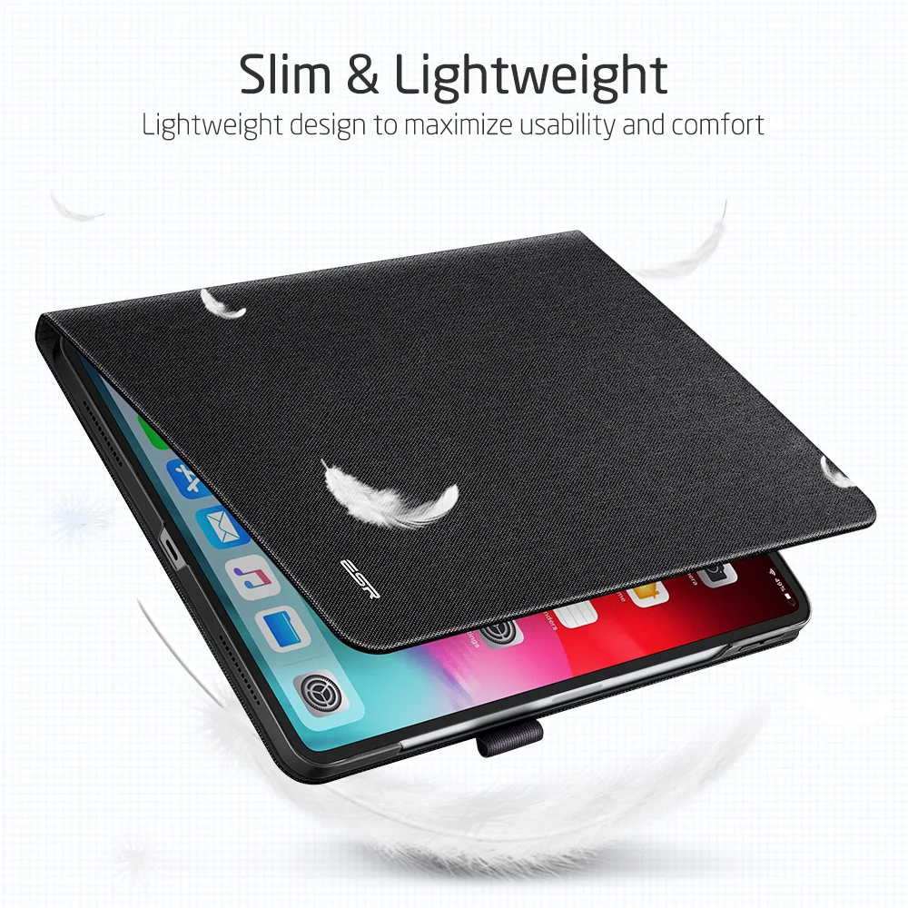 ESR Чехол для iPad Pro 11 2018 простая искусственная кожа умный чехол книжка с