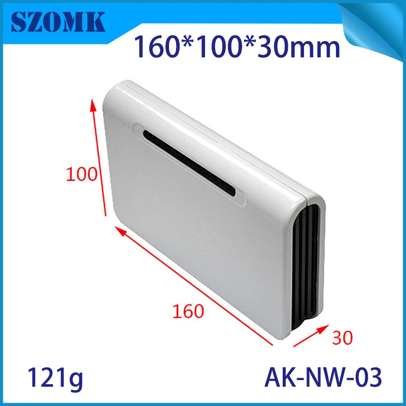 szomk plastic router distribution enclosure box project case for electronics enclosure control housing (8)