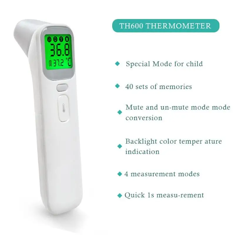 Детский термометр Инфракрасный цифровой lcd измерение тела Лоб уха лллоб ухо Бесконтактный взрослый температура тела ИК Детский термометр