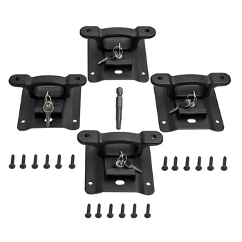 

15-18 For Ford F150 Box Tie Down Truck Bed Cleats Locking Set w/ Reinforcements