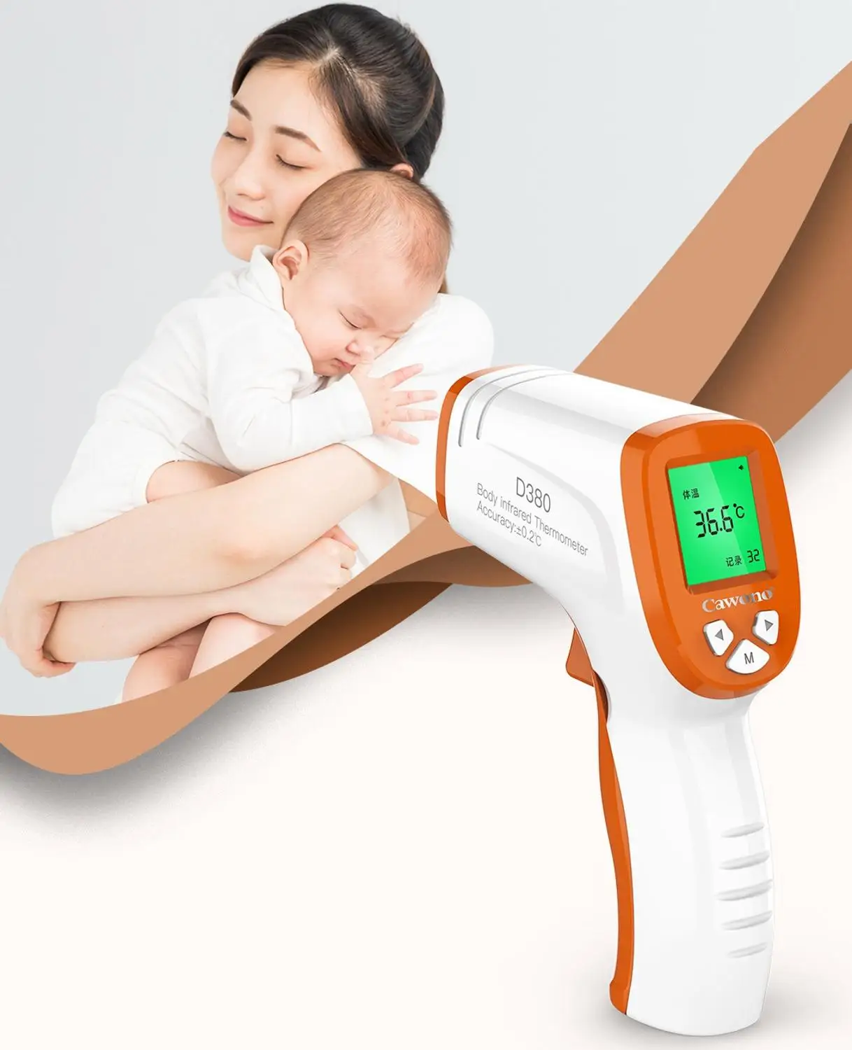 

TYRY.HU Thermometer Infrared Digital Non Contact Infrared Body Thermometer Digital Infrared Forehead Thermometer Infrared Body