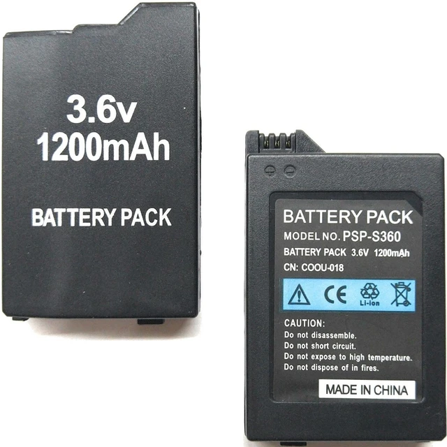 Generic Li-Ion Slim Rechargeable Battery Pack for Sony PSP Slim 2000/3000 -  Sony PSP