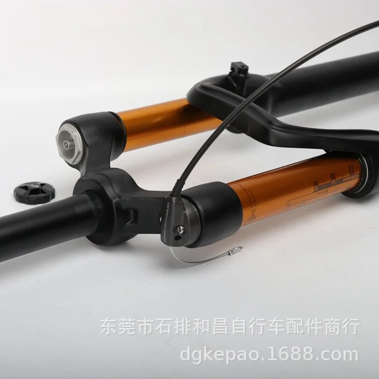 

Bicycle Front Fork 26-Inch Mountain Bike Shock Absorbers Gas Fork Remote Lockout Spring Brake Chamber Front Damping Fork te fu l